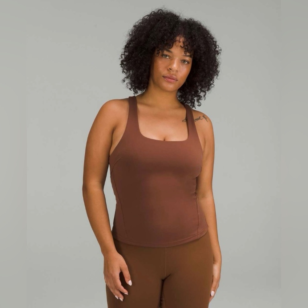 Lululemon InStill Roasted‎ Brown Tank Top Size 6